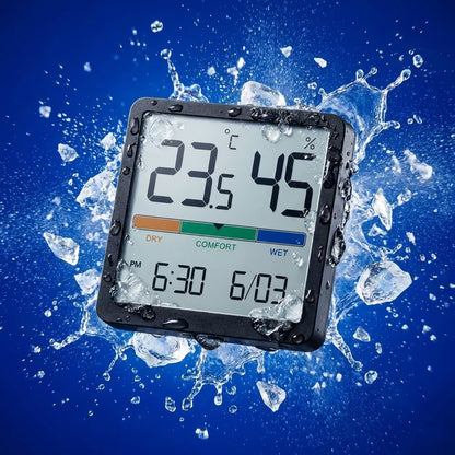 l'horloge thermomètre hygromètre avec écran lcd