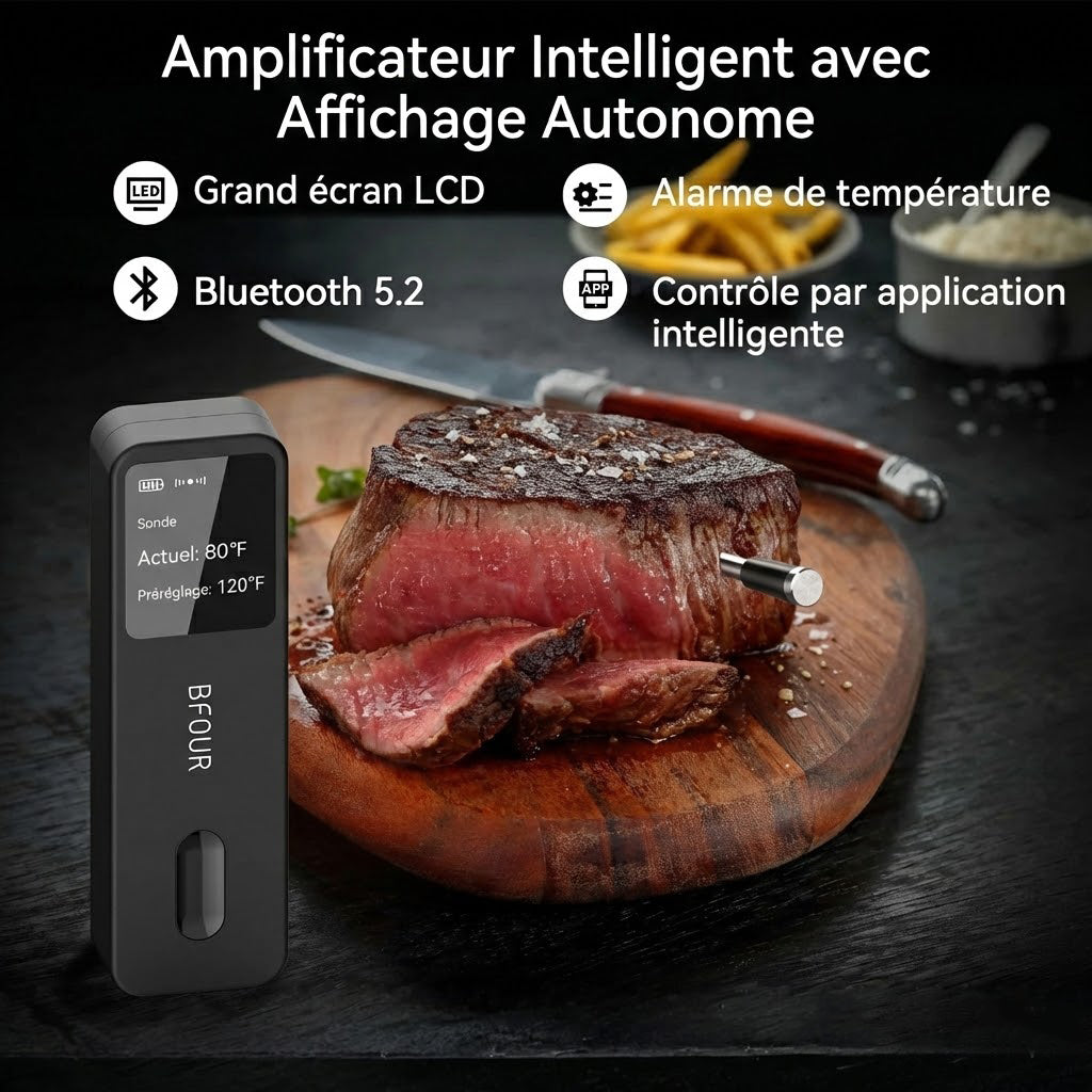 sonde de cuisson sans fil pour viande