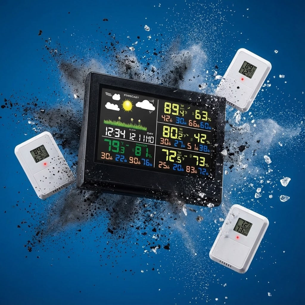 station météo intelligente avec 3 capteurs