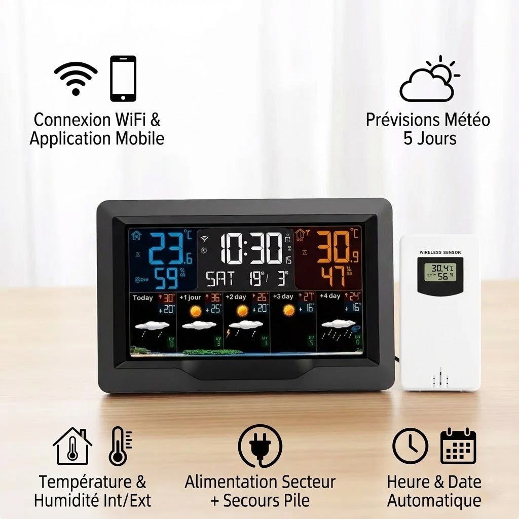 station météo connectée en wifi