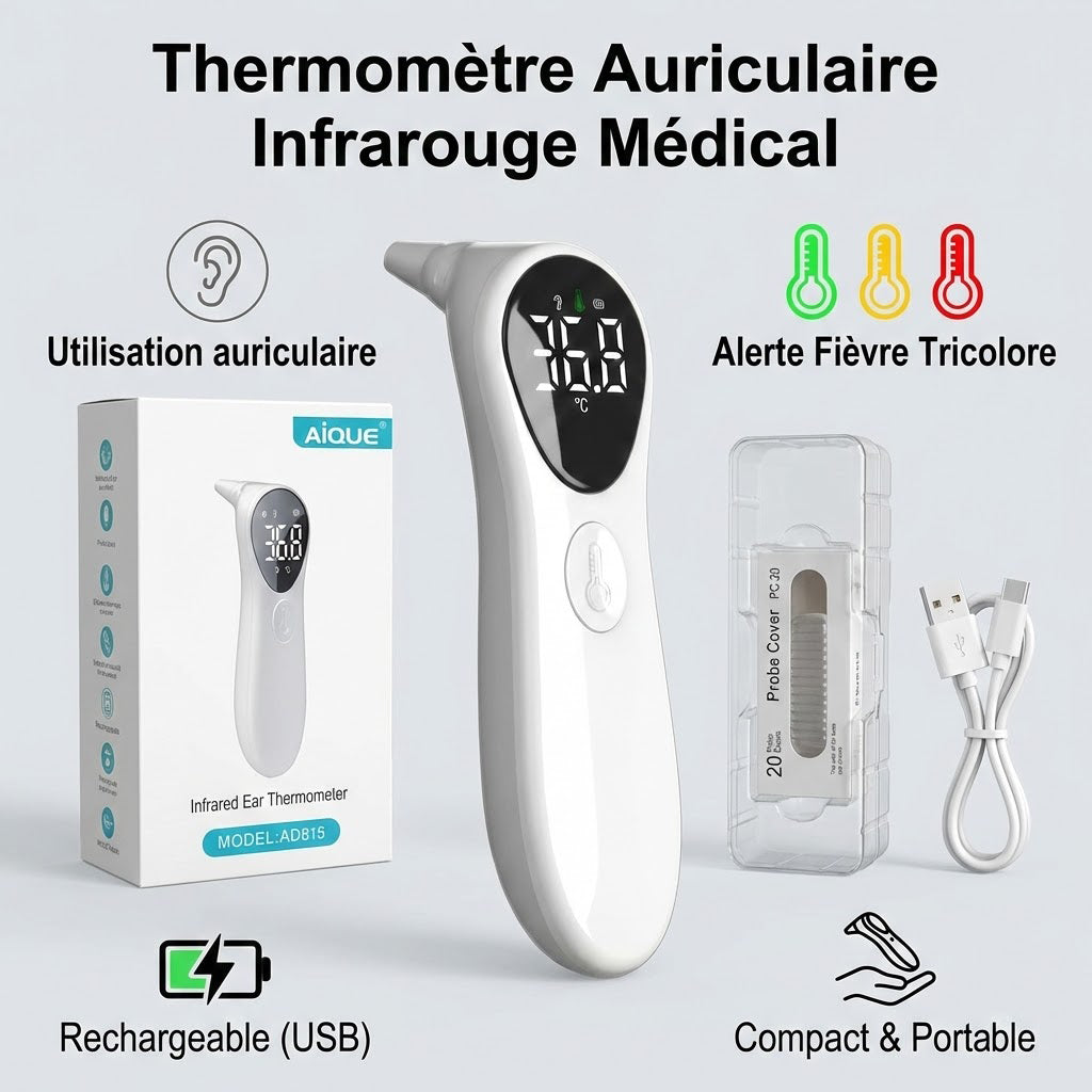 Thermomètre auriculaire bébé