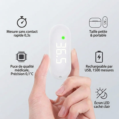 le thermomètre frontal sans contact format mini