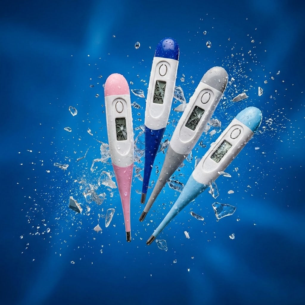 le thermomètre rectal bébé en plusieurs coloris